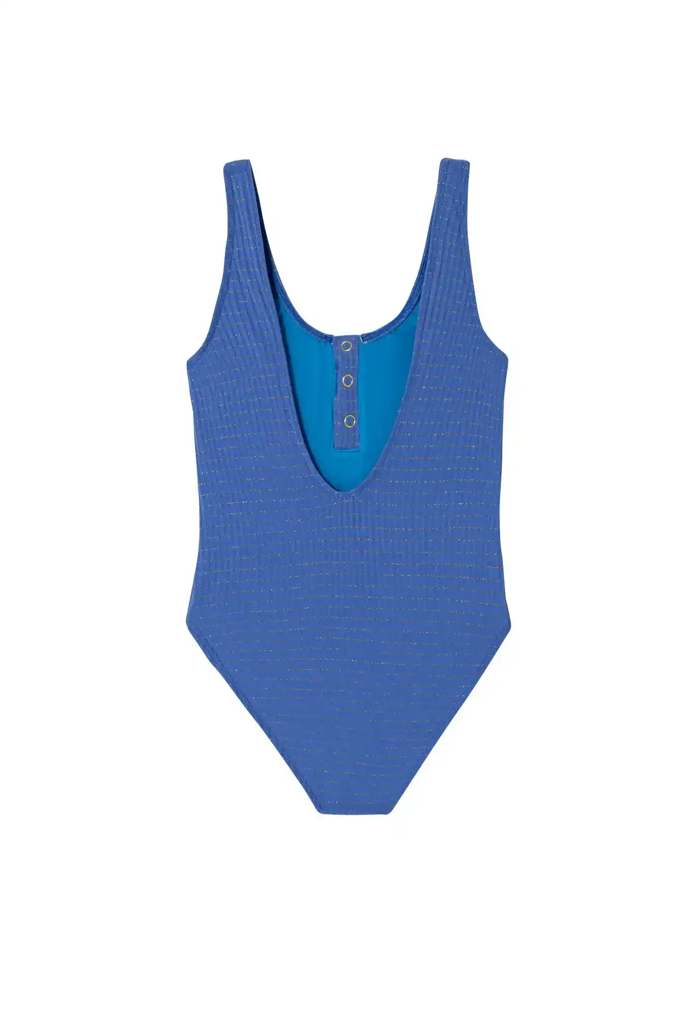Maillot de bain une pièce fille, bleu/or | CALYPSO 1P - Image 5