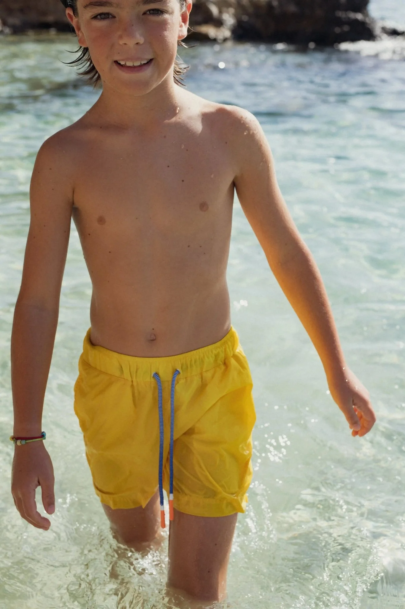 Short de bain garçon, jaune | CAPRI - Image 3